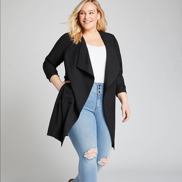 lane bryant black jacket